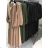 Šaty elegantné dlhý rukáv dámske (S / M ONE SIZE) TALIANSKÁ MÓDA IMM211610