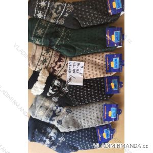 Ponožky termo zateplené vlnou pánske (40-47) AMZF AMZF21B1