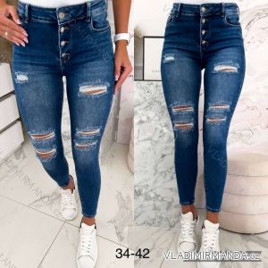 Rifle jeans dlhé dámske (34-42) JEANS JAW217444