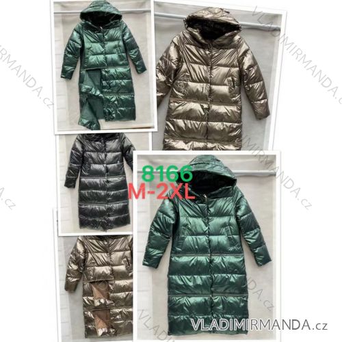 Kabát zimné s kapucňou dámsky (M-2XL) POĽSKÁ MÓDA PMWK218166