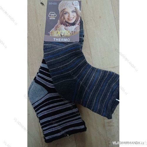 Ponožky teplé thermo dámske (35-42) BIXTRA AURA21WH20003-2