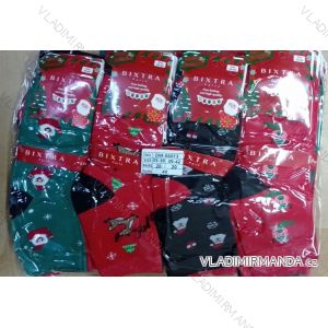 Ponožky tenké vianočné dámske (35-42) BIXTRA AURA21DM66013