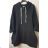 Mikina oversize s kapucňou dlhý dámsky ( L /2XL ONE SIZE) TALIANSKÁ MÓDA IMM213961