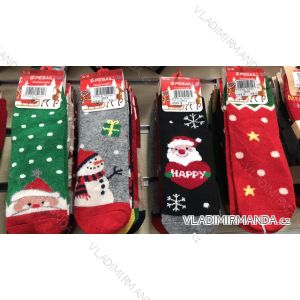 Ponožky teplé vianočný veselé dámske (35-42) PESAIL PES21SD12
