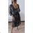 Šaty elegantné dlhý rukáv dámske (S / M ONE SIZE) TALIANSKÁ MÓDA IMWM217661