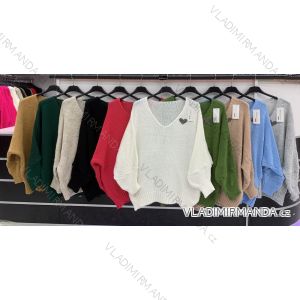 Sveter dlhý rukáv dámsky (S / M ONE SIZE) TALIANSKÁ MÓDA IMWD217619