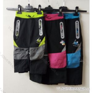 Nohavice softshellové zateplené flaušom detské dievčenské a chlapčenské (80-110) KUGO HK2621M