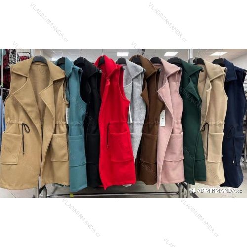 Vesta flaušová dámska (S / M ONE SIZE) TALIANSKÁ MÓDA IMWHK217691