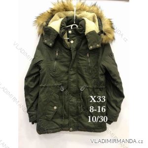 Bunda zimná detská dorast chlapčenská (8-16 LET) POĽSKÁ MÓDA HKW21X33