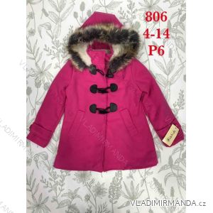 Kabátik zimná detská dorast dievčenské (4-14 LET) POĽSKÁ MÓDA HKW21806-1