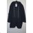 Kabát dlhý rukáv dámska nadrozměr (XL / 2XL ONE SIZE) TALIANSKA MODA IM421ELA