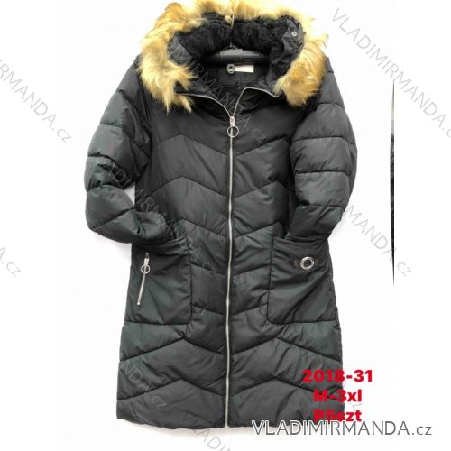 Bunda zimná dámska (M-3XL) POĽSKÁ MÓDA HKW212018-31
