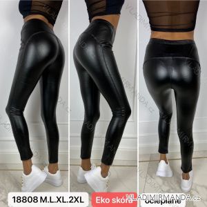 Nohavice dlhé koženkové dámske (M-2XL) TURECKÁ MÓDA TMWL2118808