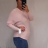 Sveter tenký netopierie dlhý rukáv dámsky (M / L ONE SIZE) TALIANSKÁ MÓDA IMW21247