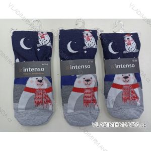 Ponožky vánoční veselé slabé dámské pánské (36-40, 41-43, 44-46) POLSKÁ MÓDA DPP21086