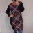 Šaty dlhý rukáv dámsky nadrozmerný (xl-8xl) ČESKÁ MÓDA CRM21BALI/DR 56 ružová