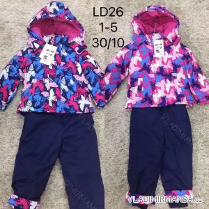 Súprava zimná bunda a nohavice dojčenská detská dievčenské (1-5 rokov) SAD SAD21LD26