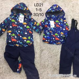 Súprava zimná bunda a nohavice dojčenská detská chlapčenská (1-5 rokov) SAD SAD21LD21