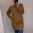 Šaty klasik teplé dlhý rukáv dámske (2XL ONE SIZE) TALIANSKÁ MÓDA IM321534/DR 5XL <p>horčica</p>