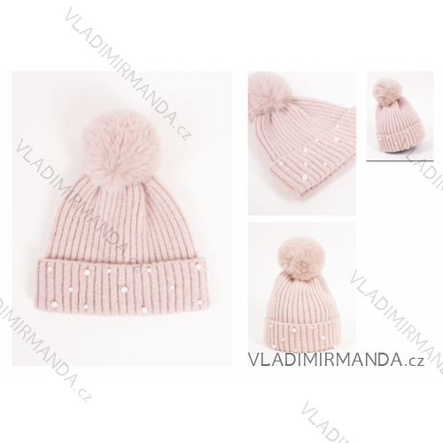 Čiapky zimné detská dievčenská (54-56cm) YOCLUB POĽSKO SK-391