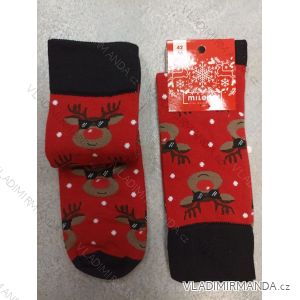 Ponožky veselé vianočné pánske sob Rudy (42-46) POĽSKÁ MÓDA DPP21218