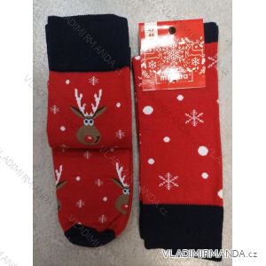 Ponožky veselé vianočné pánske sob Rudy (42-46) POĽSKÁ MÓDA DPP21219