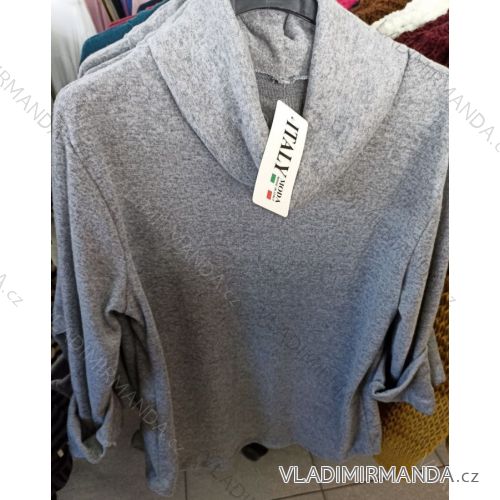 Sveter rolák pletený dlhý rukáv dámska (S / M ONE SIZE) TALIANSKÁ MÓDA IM721360