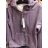 Mikina na zips s kapucňou dlhý rukáv dámska (M-2XL) TEMSTER BES2123567