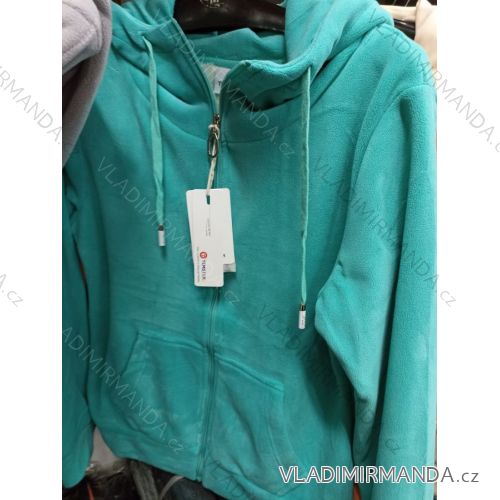 Mikina na zips s kapucňou dlhý rukáv dámska (M-2XL) TEMSTER BES2123565