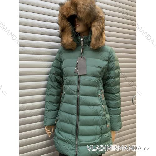 Bunda / Kabát zimná dámska (M-3XL) POĽSKÁ MÓDA HKW21512