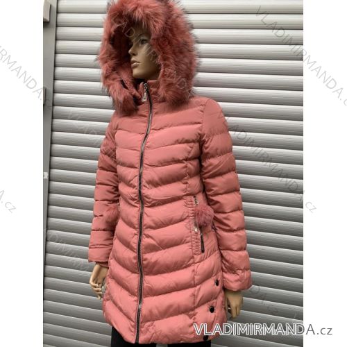 Bunda / Kabát zimná dámska (M-3XL) POĽSKÁ MÓDA HKW21528