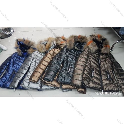 Bunda s kapucňou dlhý rukáv dámska (S-2XL) POĽSKÁ MÓDA PMWT217816