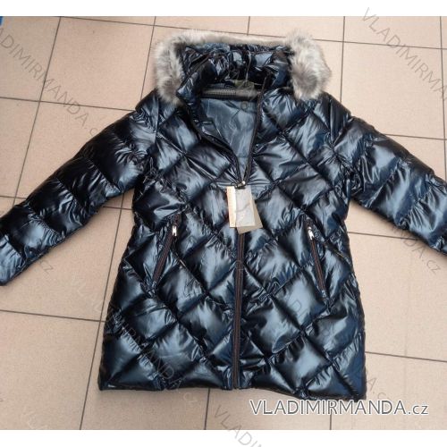Bunda zimná dámska nadrozměr (3XL-7XL) POĽSKÁ MÓDA MTN21539