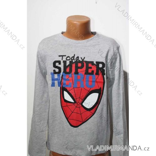 Tričko bavlnené dlhý rukáv spiderman detské chlapčenské (98-128) SETINO HU1352