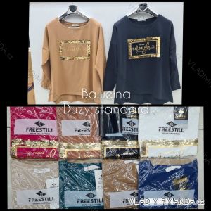 Tunika dlhý rukáv dámska nadrozmer (L/XL ONE SIZE) TURECKÁ MÓDA TMFS217911