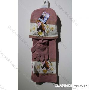 Set čiapky rukavice a šál detské dievčenské frozen (52-54 cm) SETINO HU4044