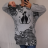 Tunika dlhý rukáv dámska nadrozmer (2X/3XL ONE SIZE) TURECKÁ MÓDA TMFS21001