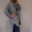 Tunika dlhý rukáv dámska nadrozmer (2X/3XL ONE SIZE) TURECKÁ MÓDA TMFS21005