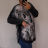Tunika dlhý rukáv dámska nadrozmer (2X/3XL ONE SIZE) TURECKÁ MÓDA TMFS21009