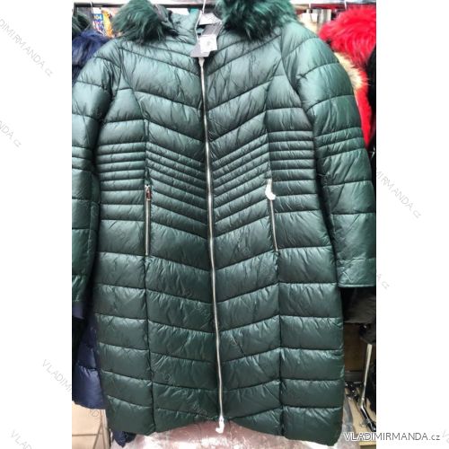 Bunda/Kabát zimná dámska nadrozmer (3XL-6XL) POLSKÁ MÓDA HKW21551