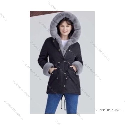 Bunda/Kabát parka zimná dámska (S-2XL) POLSKÁ MÓDA HKW21C0106