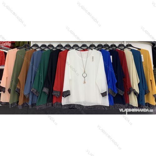Blúzka dlhý rukáv dámska (L/XL ONE SIZE) TALIANSKA MÓDA IMWD217956