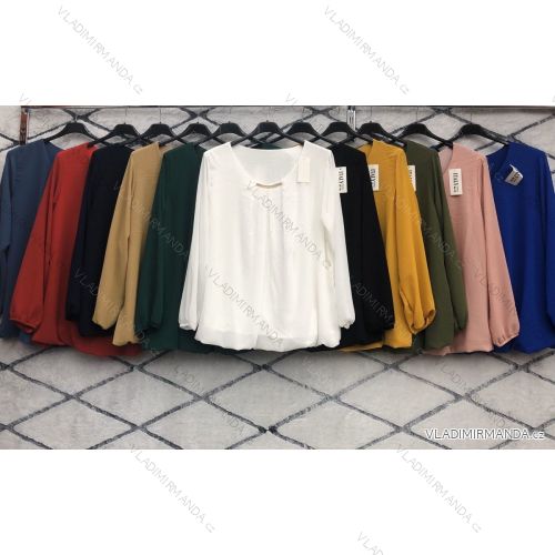 Blúzka dlhý rukáv dámska (L/XL ONE SIZE) TALIANSKA MÓDA IMWD217960