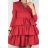 Šaty elegantný dlhý rukáv dámske (S/M ONE SIZE) TALIANSKA MÓDA IMWC218017