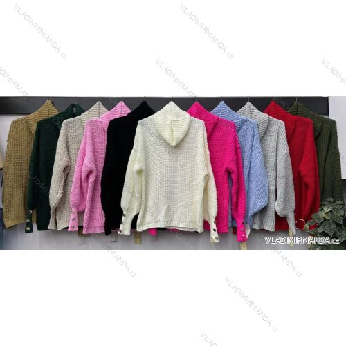 Sveter rolák dlhý rukáv dámsky (S/M ONE SIZE) TALIANSKA MÓDA IMWB218020