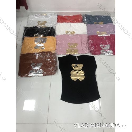 Tričko krátky rukáv dámske (M-XL) TURECKÁ MÓDA TMWG21G1245