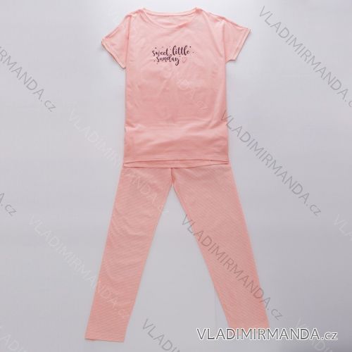 Pyžamo krátký rukáv a nohavice dámske (s-2xl) WOLF D2943/A