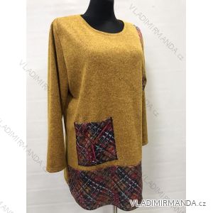 Tunika dlhý rukáv dámska nadrozmer (XL-4XL) POLSKÁ MóDA PMWG21G21566A