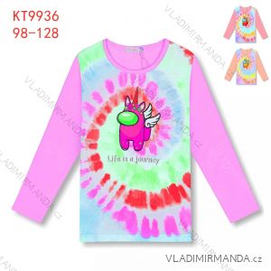 Tričko s dlhým rukávom detské dievčenské (98-128) KUGO KT9936
