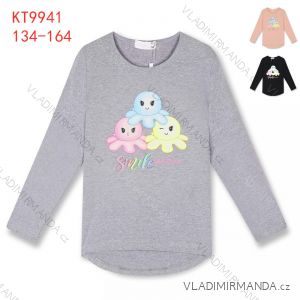 Tričko s dlhým rukávom dorast dievčenské (134-164) KUGO KT9941